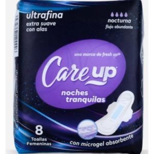 Toalla Higienica Care Up fem Nocturna x8