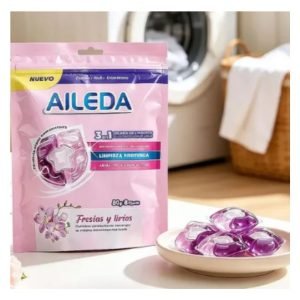 DETERGENTES EN CAPSULAS x 8 cap fresas y lirios AILEDA