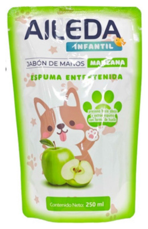 RECARGA DE JABON INFANTIL - MANZANA 250 ml AILEDA