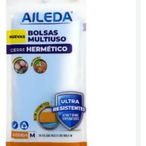 BOLSA M. CON CIERRE HERMETICO 18X22CM - 25 UNID AILEDA