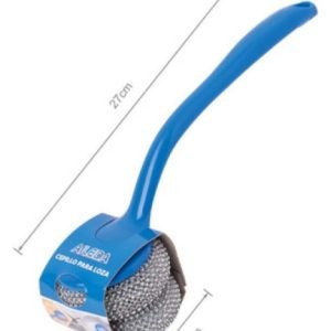 ESCOBILLA PLASTICA PARA LOZA CON VIRUTIILA AILEDA