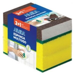 PACK DE ESPONJAS MULTIUSOS 2+1 AILEDA