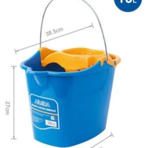 BALDE PLASTICO 15L CON ESCURRIDOR AILEDA
