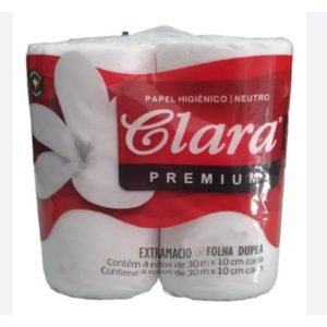 PAPEL HIGIENICO CLARA 30M X 4 ROLLOS