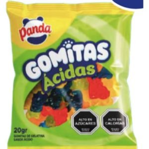 GOMITAS ACIDAS FRUTAL 12x24 uni