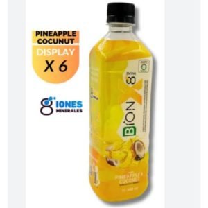 BEBIDA HIDRATANTE BIONX8 600ML PIÑA Y COCO DISPLAY X 6 UND