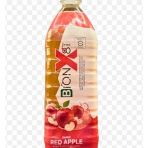 BEBIDA HIDRATANTE BIONX8 600ML MANZANA ROJA DISPLAY X 6 UND