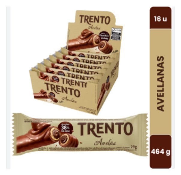 TRENTO AVELLANA 8 DISPLAY X 16un 464gr