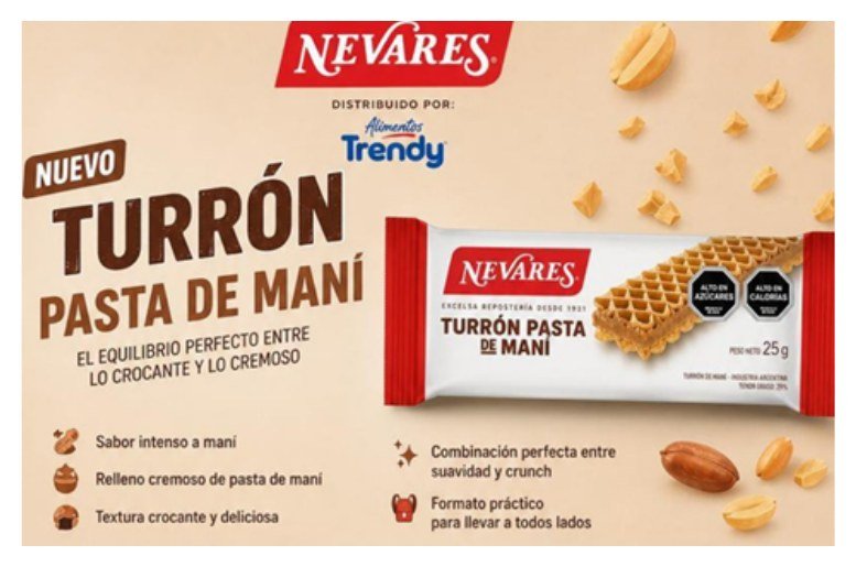 Turron Pasta mani 25gr