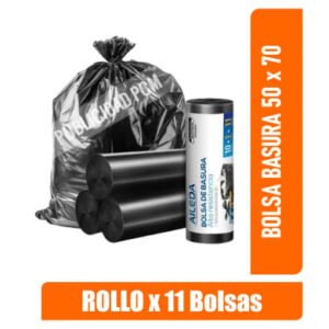 BOLSA DE BASURA 50 X 70 AILEDA ULTRA RESISTENTE 10 + 1