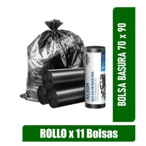 BOLSA DE BASURA 70 X 90 AILEDA ULTRA RESISTENTE 10 + 1