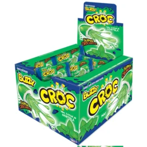 CHICLE BUZZY CROC MENTA 20 DISPLAY X 40 UND