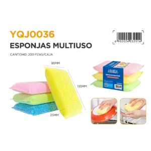 PACK X 3 ESPONJA DE PLASTICO AILEDA