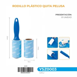 RODILLO QUITA PELUSA + REPUESTO AILEDA