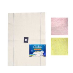 TRAPERO DE ALGODON CON OJAL 50X70CM COLORES AMARILLO, ROSA Y BLANCO