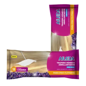 TRAPERO HUMEDO CON OJAL 40X60CM AILEDA - AROMA LAVANDA 12 UND