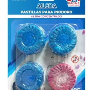 PASTILLA PARA TANQUE DE INODORO PACK 3+1 X 50GR SURTIDOS