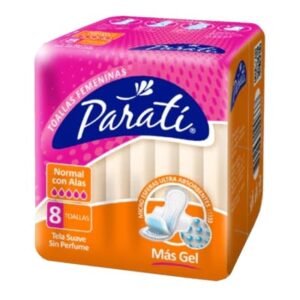 TOALLA HIGIENICA PARA TI NORMAL SUAVE CON ALAS X 8UND
