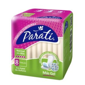 TOALLA HIGIENICA PARA TI NORMAL SUAVE SIN ALAS X 8UND