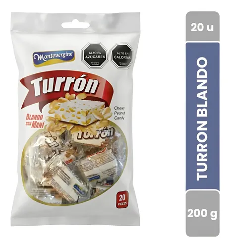 TURRON DE MANI MINI BOLSA X 20 UND